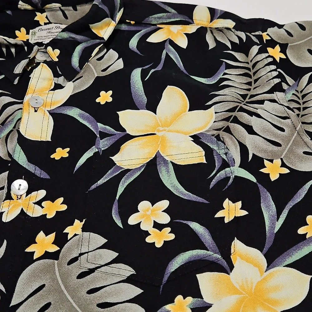 Coconut Breeze Hawaii Tropical Short Sleeve Button Down Shirt Size XXL #1060 - Picture 5 of 15